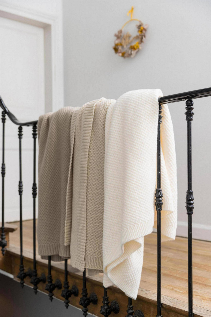 Plaid Tricot Recyclé Danilo - Maison Vivaraise & La Cerise sur le Gâteau