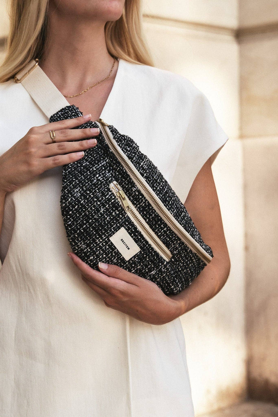 Recitem - Sac banane tweed