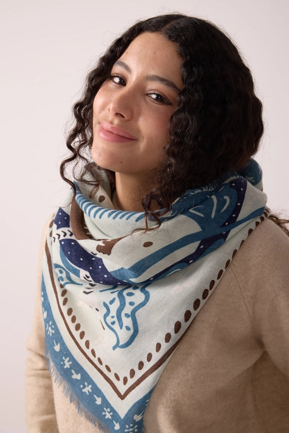 Foulard Tiger in the Palmeraie