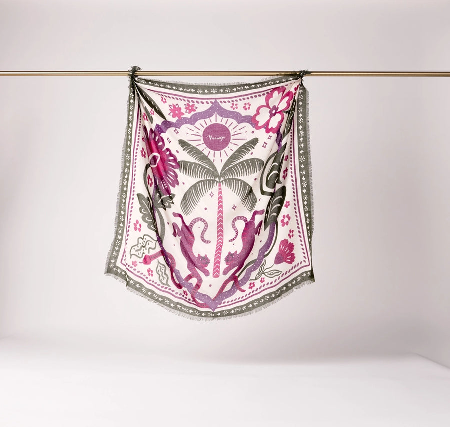 Foulard Tiger in the Palmeraie