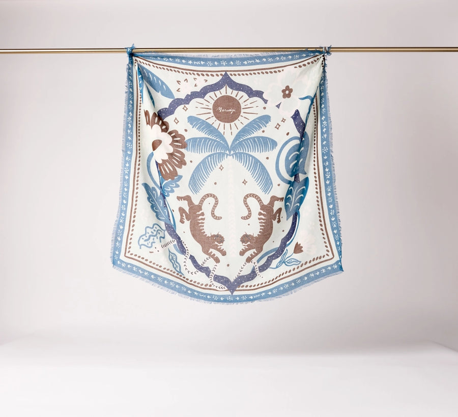 Foulard Tiger in the Palmeraie