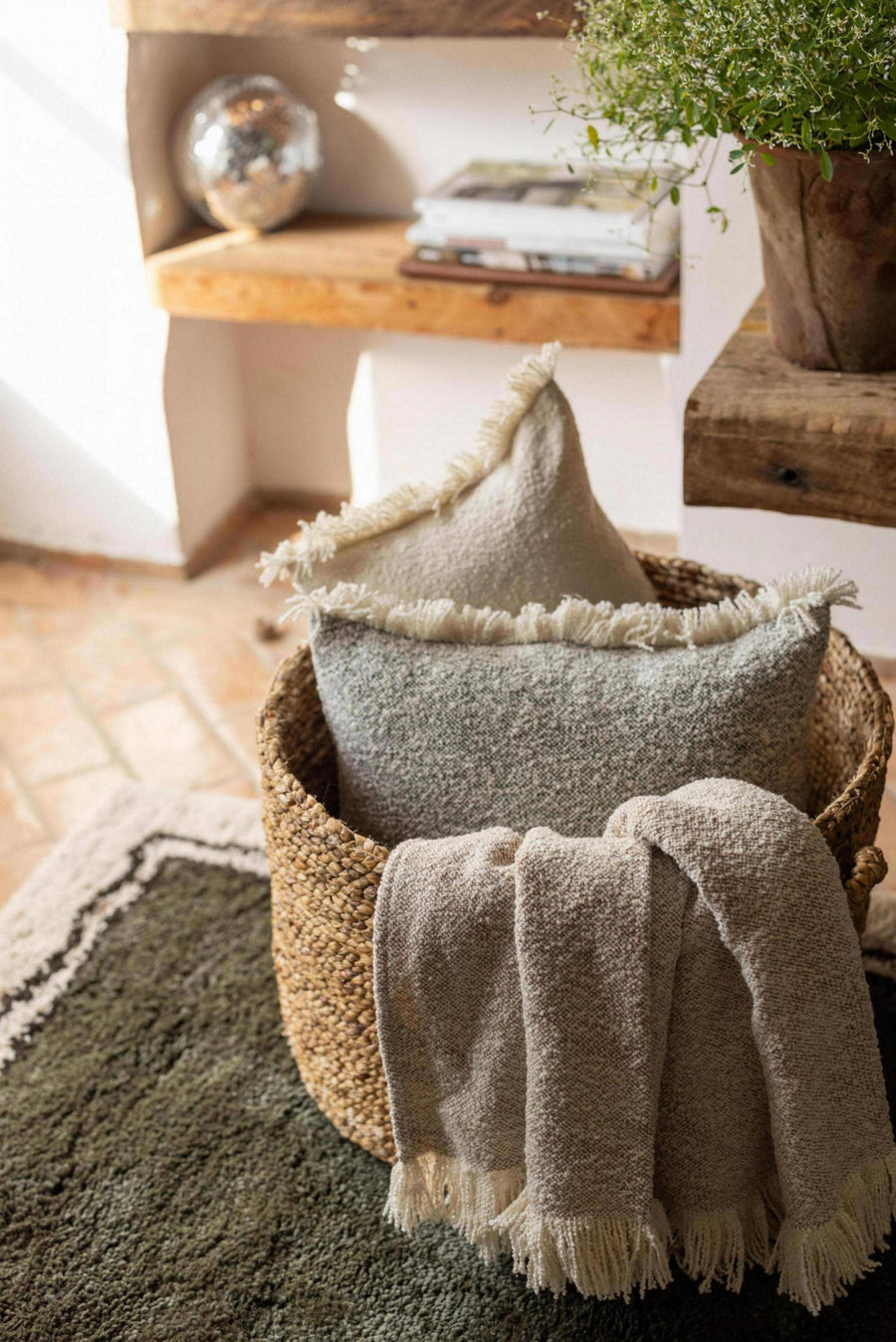 Plaid Chiné Jane - Maison Vivaraise & La Cerise sur le Gâteau