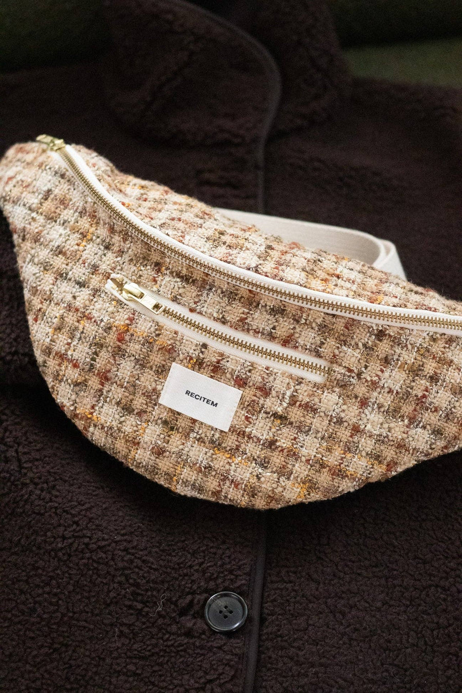 Recitem - Sac banane tweed