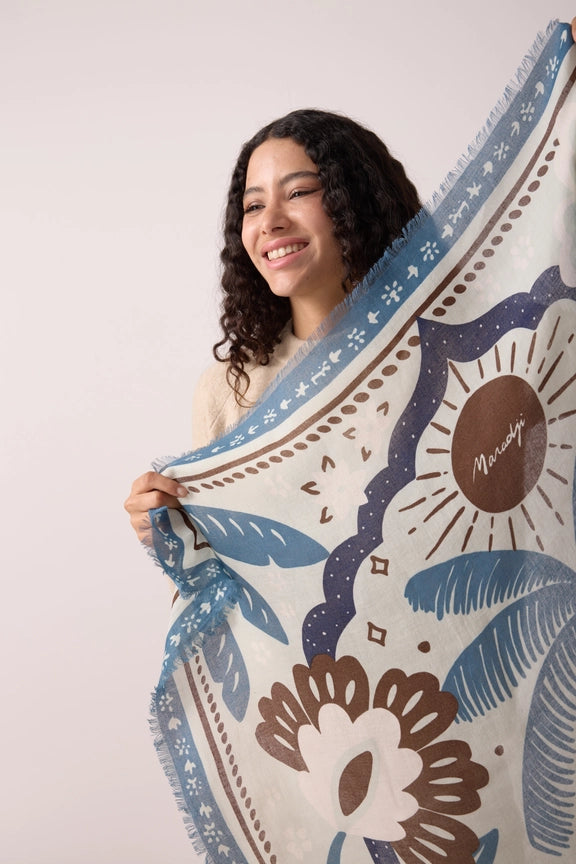 Foulard Tiger in the Palmeraie