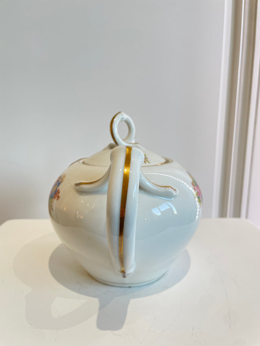 Théière porcelaine vintage