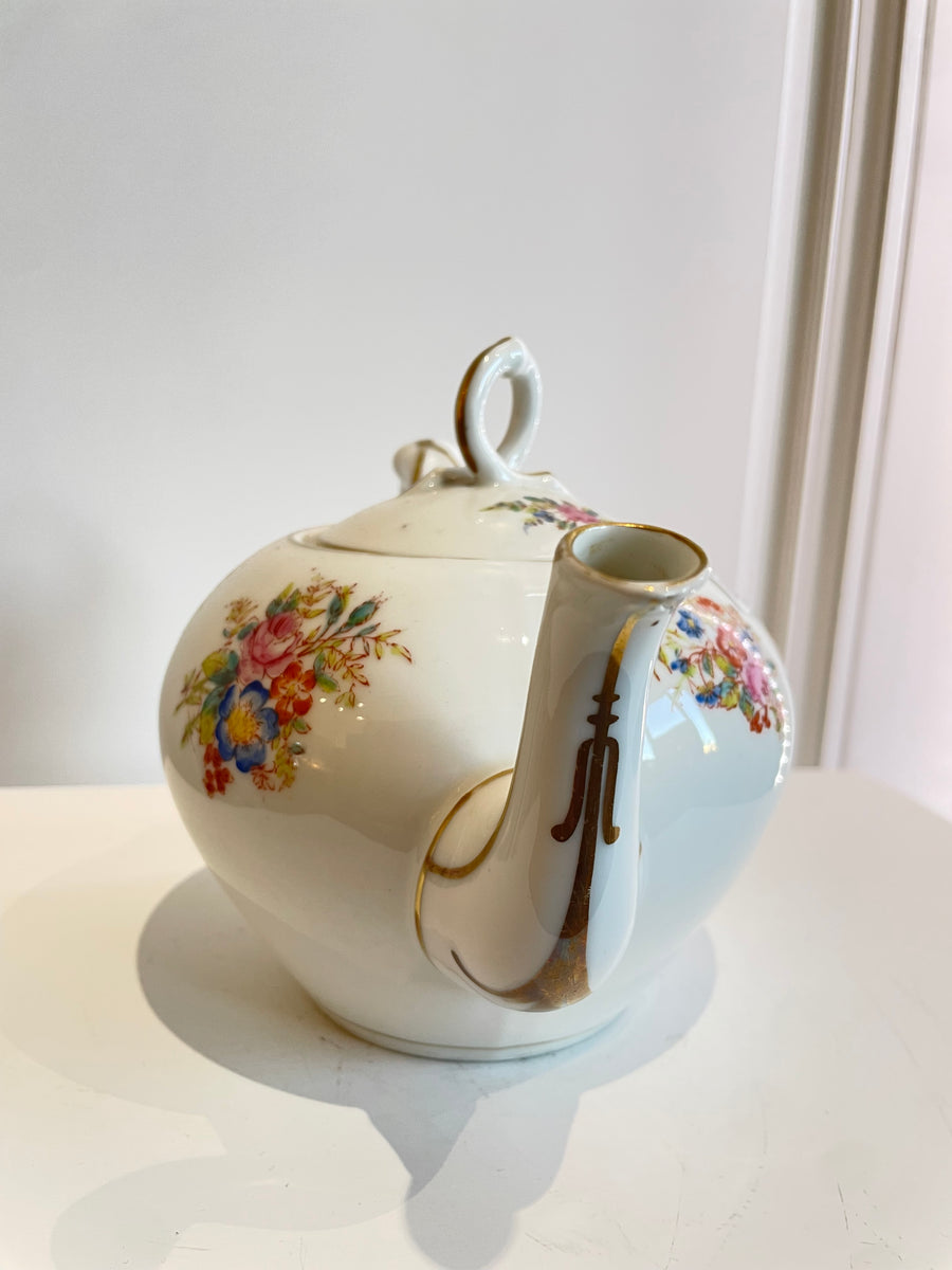 Théière porcelaine vintage