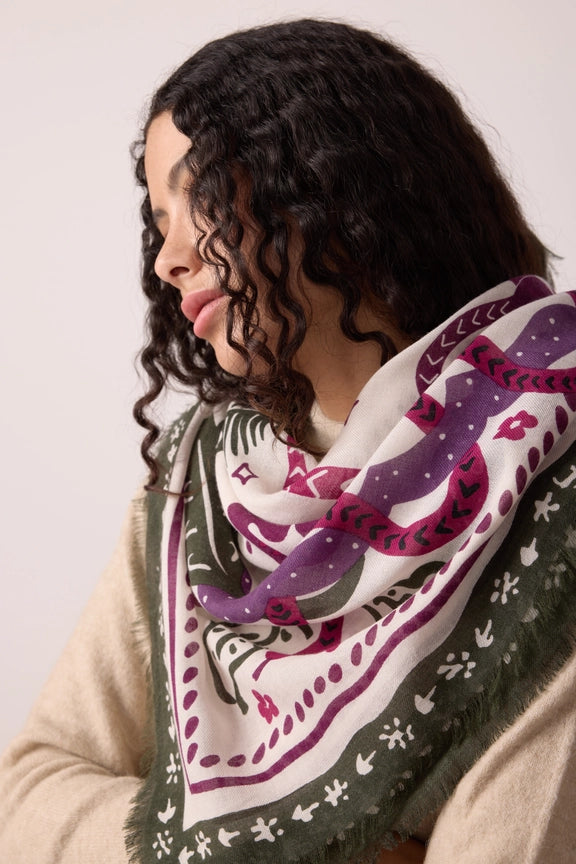 Foulard Tiger in the Palmeraie