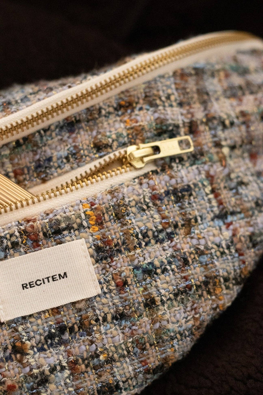 Recitem - Sac banane tweed