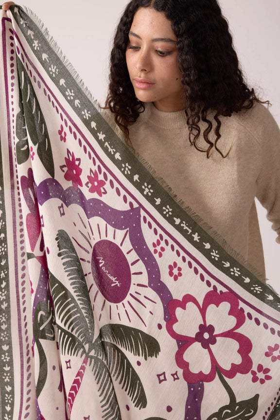 Foulard Tiger in the Palmeraie