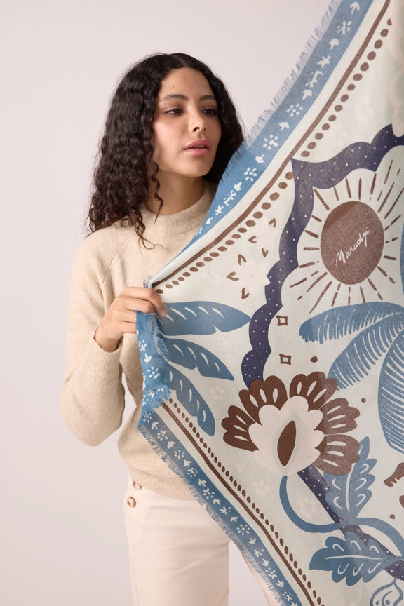 Foulard Tiger in the Palmeraie