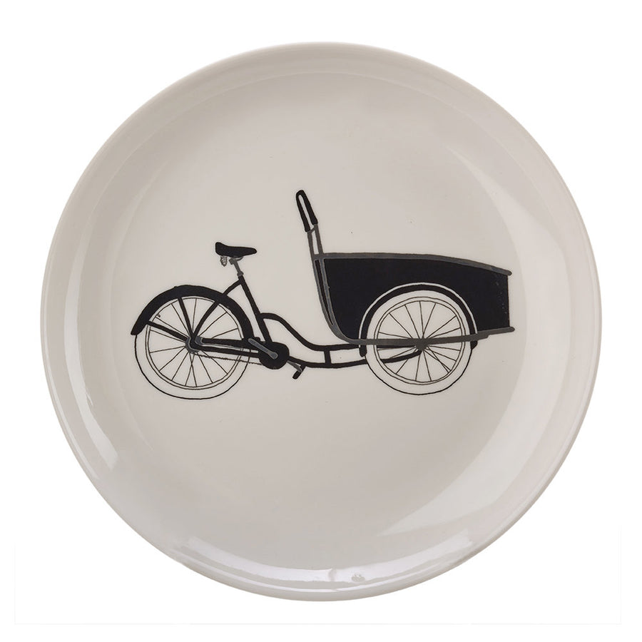 Lot de 6 Assiettes Vélo