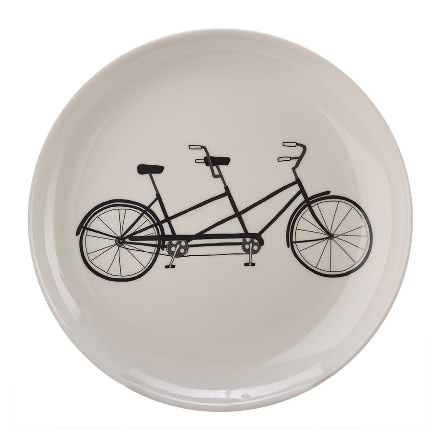 Lot de 6 Assiettes Vélo