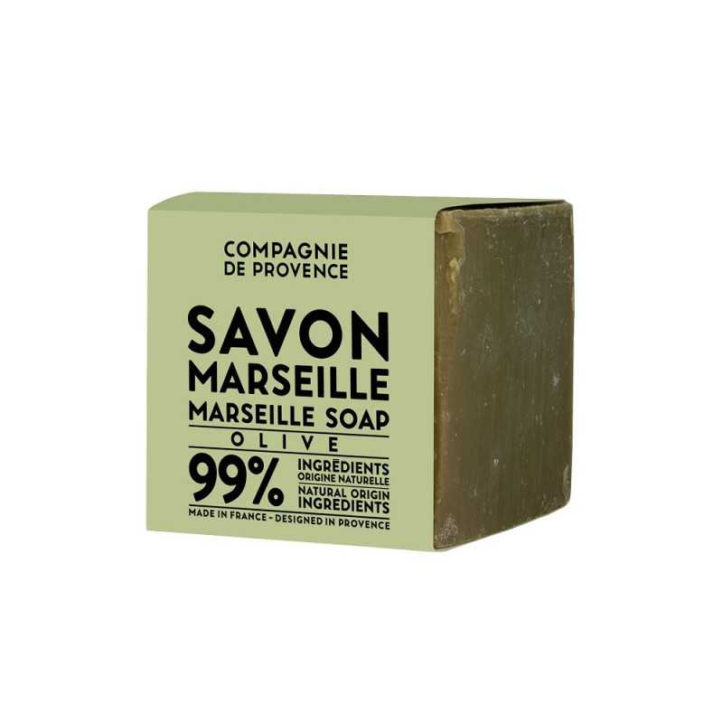 Cube savon de marseille olive