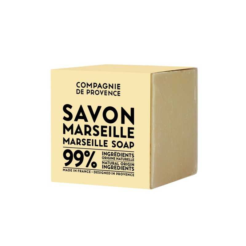 Cube savon de marseille olive